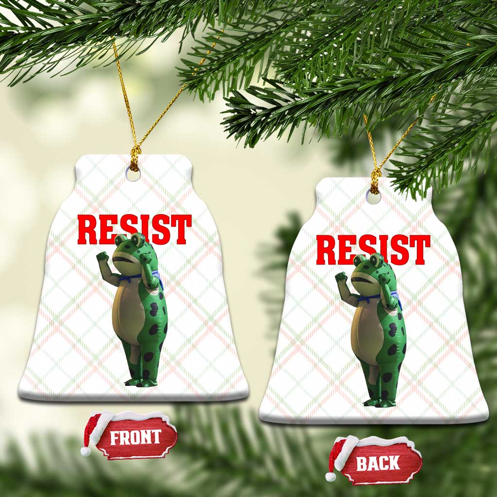 Funny Inflatable Portland Frog Resist Ceramic Ornament Freedom Protest - Wonder Print Shop
