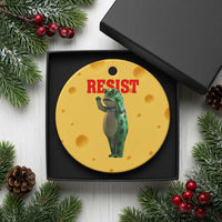 Funny Inflatable Portland Frog Resist Ceramic Ornament Freedom Protest - Wonder Print Shop