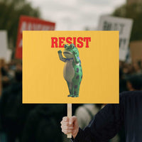 Funny Inflatable Portland Frog Resist Protest Sign Freedom Protest - Wonder Print Shop