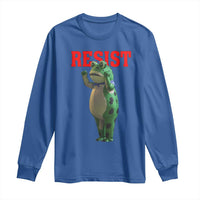 Funny Inflatable Portland Frog Resist Long Sleeve Shirt Freedom Protest - Wonder Print Shop