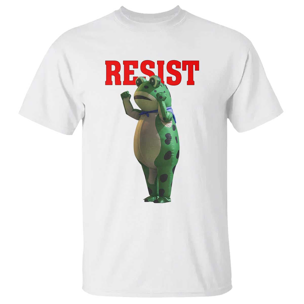 Funny Inflatable Portland Frog Resist T Shirt Freedom Protest - Wonder Print Shop