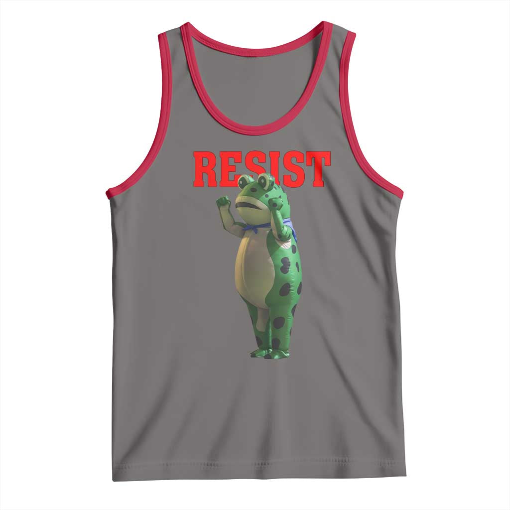 Funny Inflatable Portland Frog Resist Tank Top Freedom Protest - Wonder Print Shop