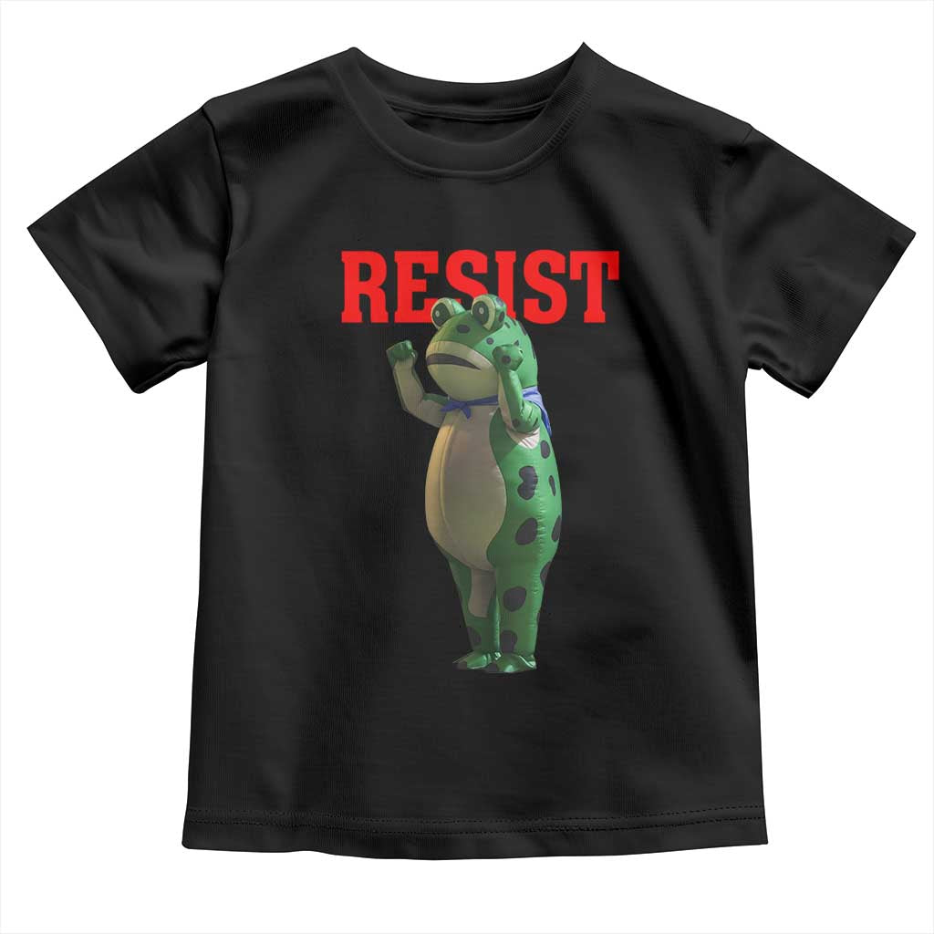 Funny Inflatable Portland Frog Resist Toddler T Shirt Freedom Protest - Wonder Print Shop