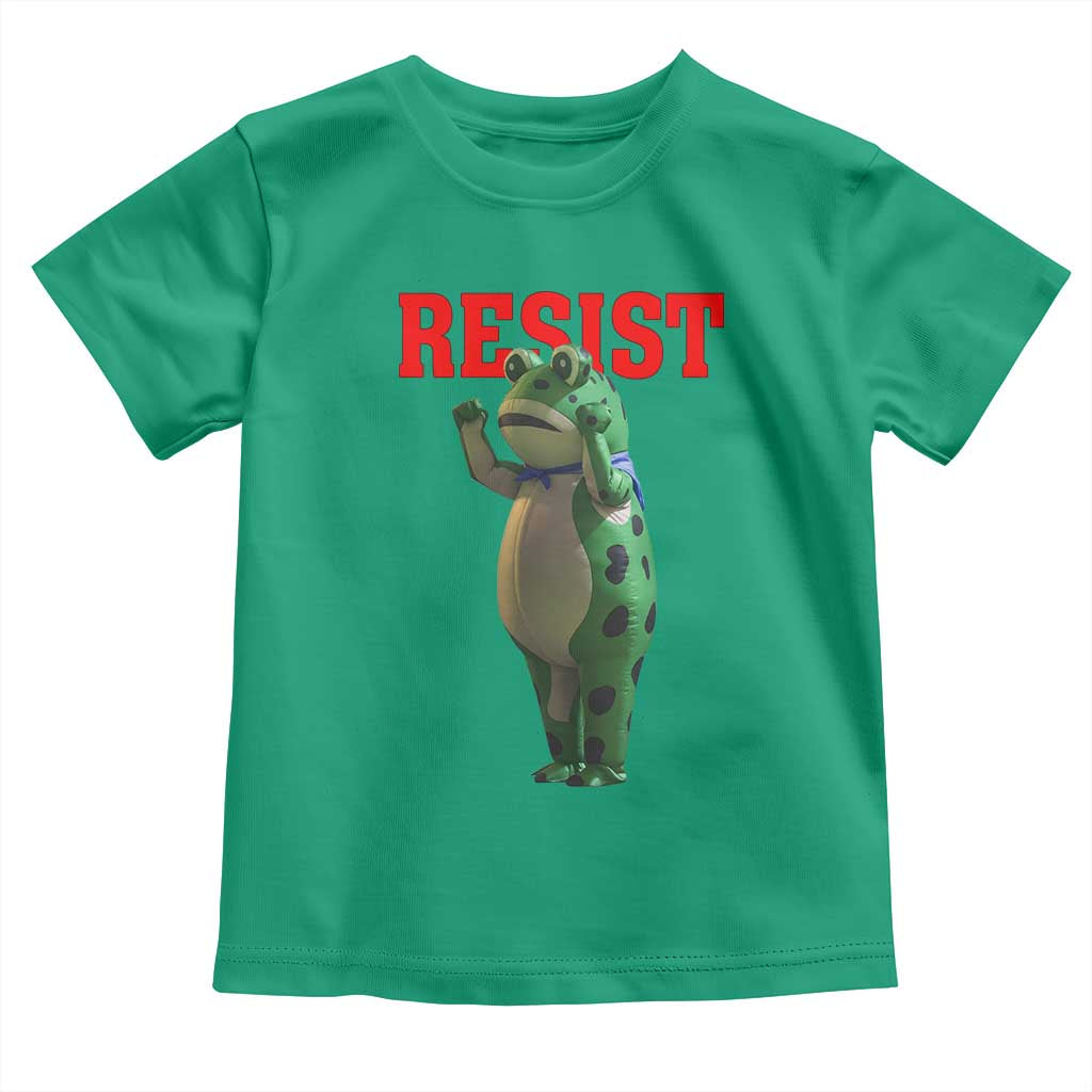 Funny Inflatable Portland Frog Resist Toddler T Shirt Freedom Protest - Wonder Print Shop