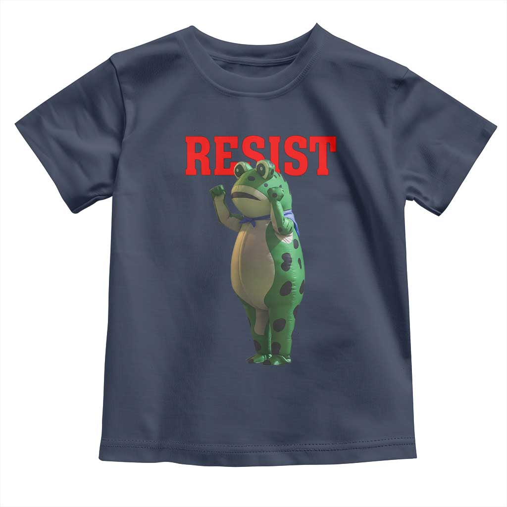 Funny Inflatable Portland Frog Resist Toddler T Shirt Freedom Protest - Wonder Print Shop