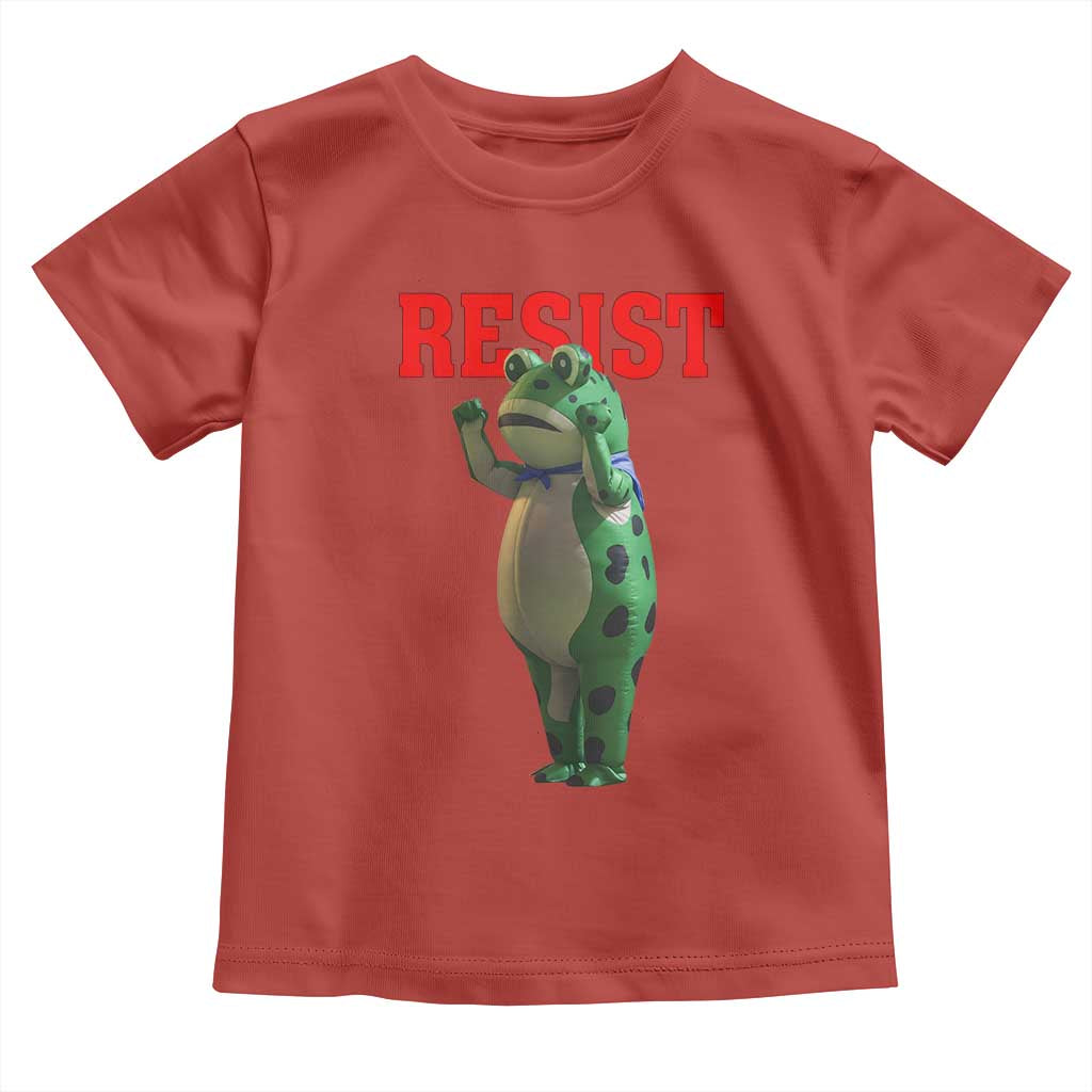 Funny Inflatable Portland Frog Resist Toddler T Shirt Freedom Protest - Wonder Print Shop
