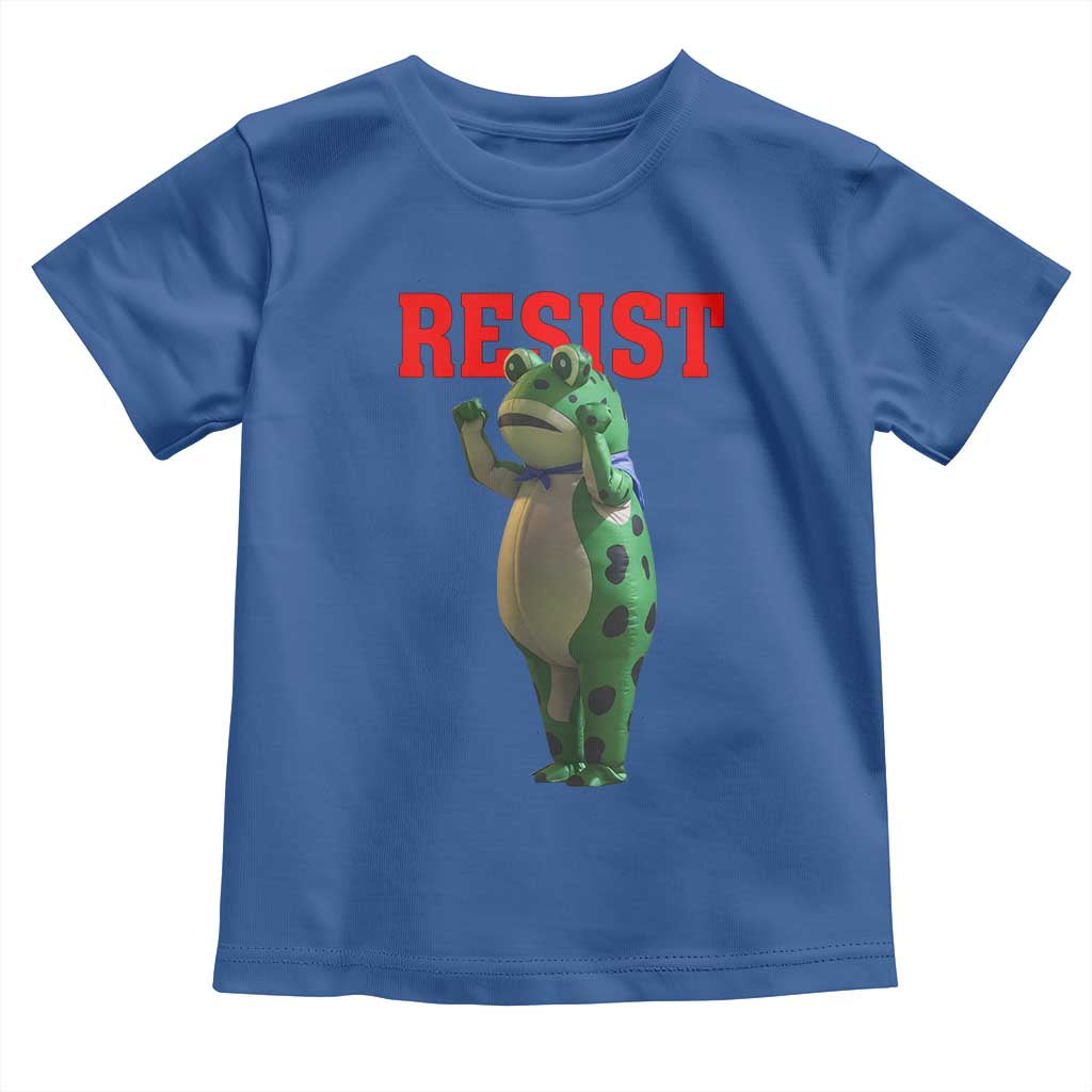 Funny Inflatable Portland Frog Resist Toddler T Shirt Freedom Protest - Wonder Print Shop