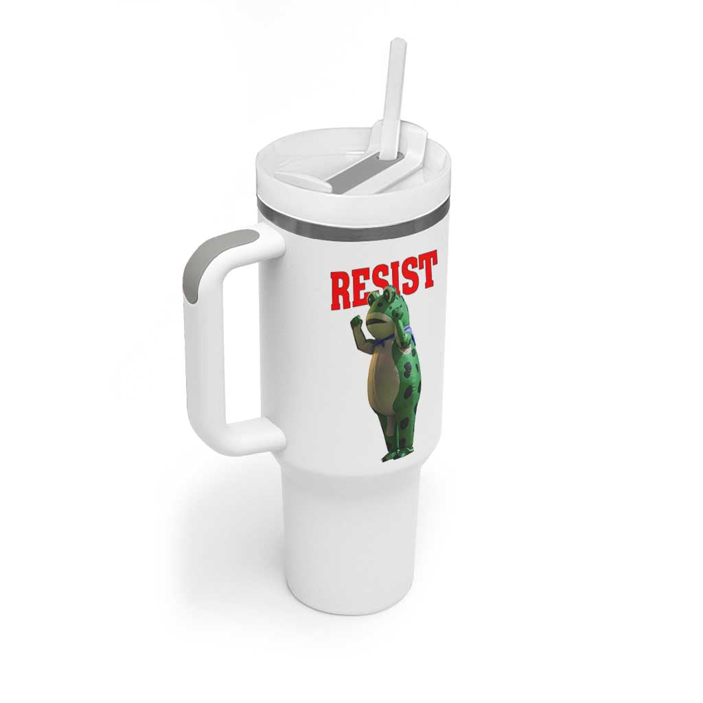 Funny Inflatable Portland Frog Resist Tumbler With Handle Freedom Protest - Wonder Print Shop