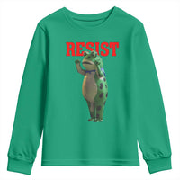 Funny Inflatable Portland Frog Resist Youth Sweatshirt Freedom Protest - Wonder Print Shop
