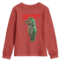 Funny Inflatable Portland Frog Resist Youth Sweatshirt Freedom Protest - Wonder Print Shop