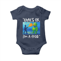 Funny Portland Frog Protest Baby Onesie Thats OK Im A Frog Pepper Spray - Wonder Print Shop