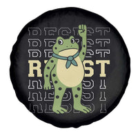 Resist Raised Fist Frog Spare Tire Cover Portland Protest Freedom Fighter - Wonder Print Shop