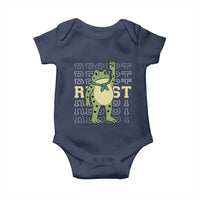 Resist Raised Fist Frog Baby Onesie Portland Protest Freedom Fighter - Wonder Print Shop