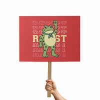 Resist Raised Fist Frog Protest Sign Portland Protest Freedom Fighter - Wonder Print Shop