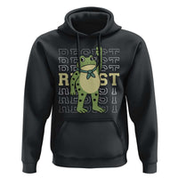 Resist Raised Fist Frog Hoodie Portland Protest Freedom Fighter - Wonder Print Shop