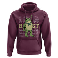 Resist Raised Fist Frog Hoodie Portland Protest Freedom Fighter - Wonder Print Shop