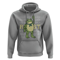 Resist Raised Fist Frog Hoodie Portland Protest Freedom Fighter - Wonder Print Shop
