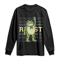 Resist Raised Fist Frog Long Sleeve Shirt Portland Protest Freedom Fighter - Wonder Print Shop