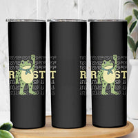 Resist Raised Fist Frog Skinny Tumbler Portland Protest Freedom Fighter - Wonder Print Shop