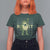 Resist Raised Fist Frog T Shirt For Women Portland Protest Freedom Fighter - Wonder Print Shop