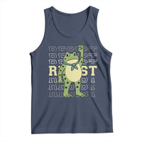 Resist Raised Fist Frog Tank Top Portland Protest Freedom Fighter - Wonder Print Shop