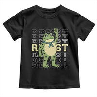 Resist Raised Fist Frog Toddler T Shirt Portland Protest Freedom Fighter - Wonder Print Shop
