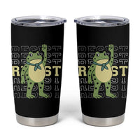 Resist Raised Fist Frog Tumbler Cup Portland Protest Freedom Fighter - Wonder Print Shop