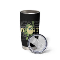 Resist Raised Fist Frog Tumbler Cup Portland Protest Freedom Fighter - Wonder Print Shop