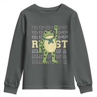 Resist Raised Fist Frog Youth Sweatshirt Portland Protest Freedom Fighter - Wonder Print Shop