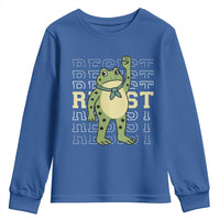 Resist Raised Fist Frog Youth Sweatshirt Portland Protest Freedom Fighter - Wonder Print Shop