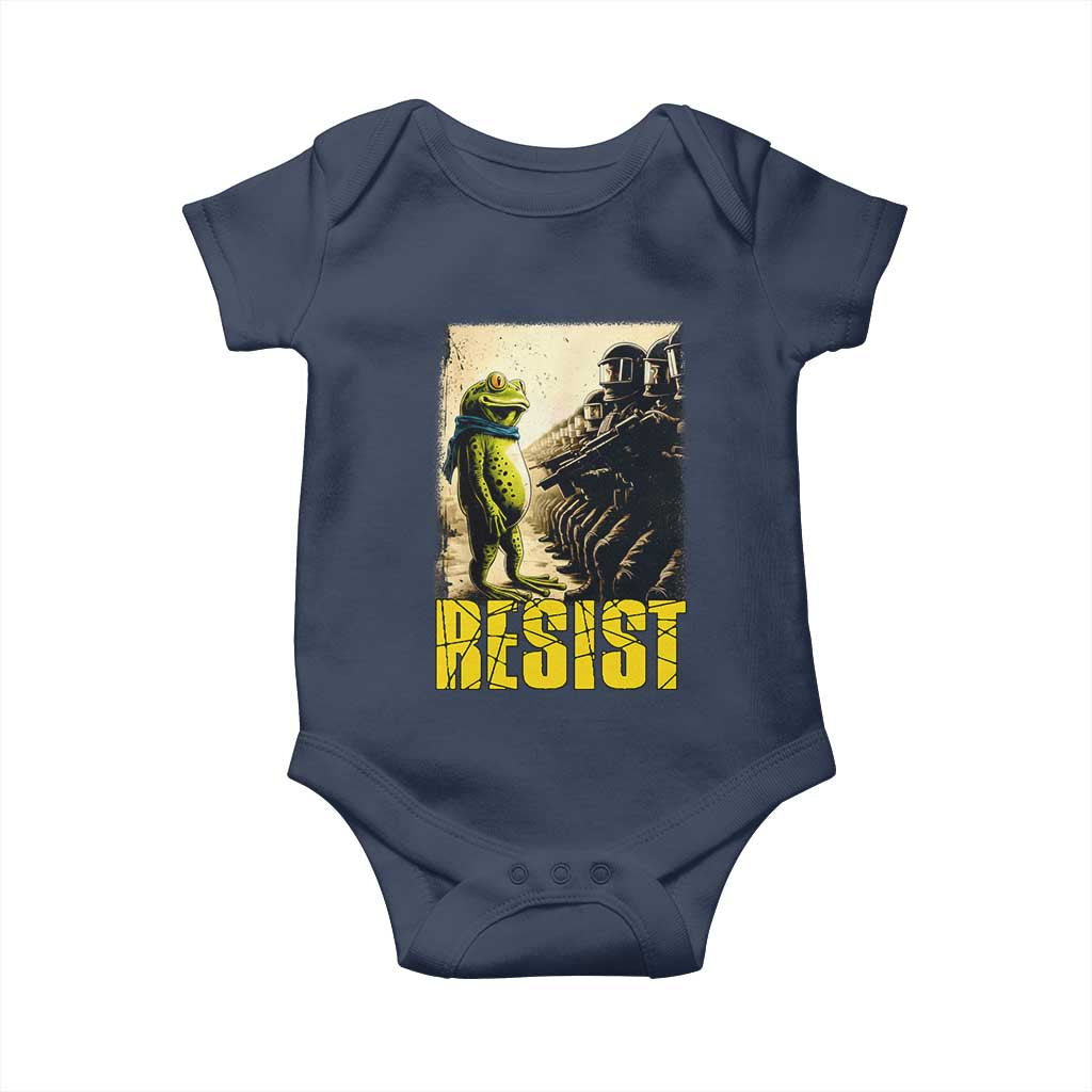Resist Frog Baby Onesie Stand Against Free Portland Protest - Wonder Print Shop