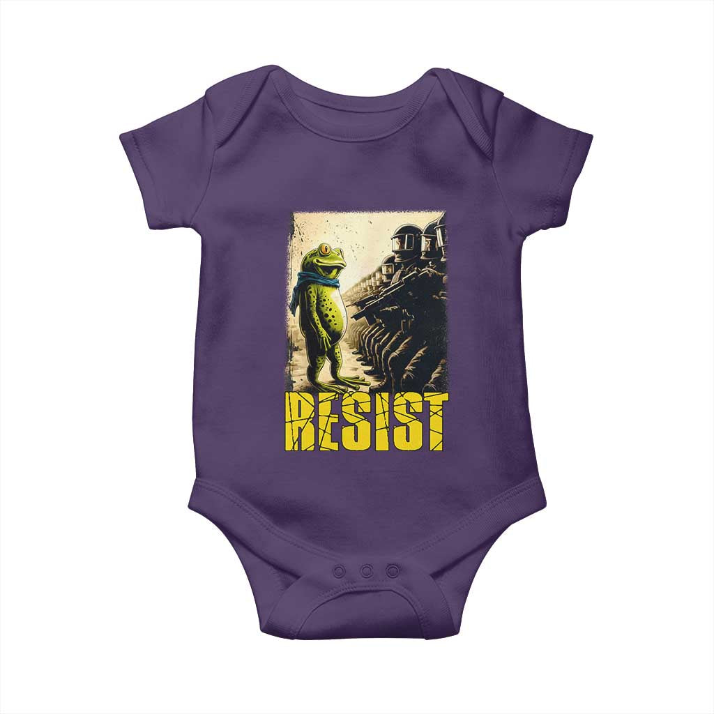 Resist Frog Baby Onesie Stand Against Free Portland Protest - Wonder Print Shop