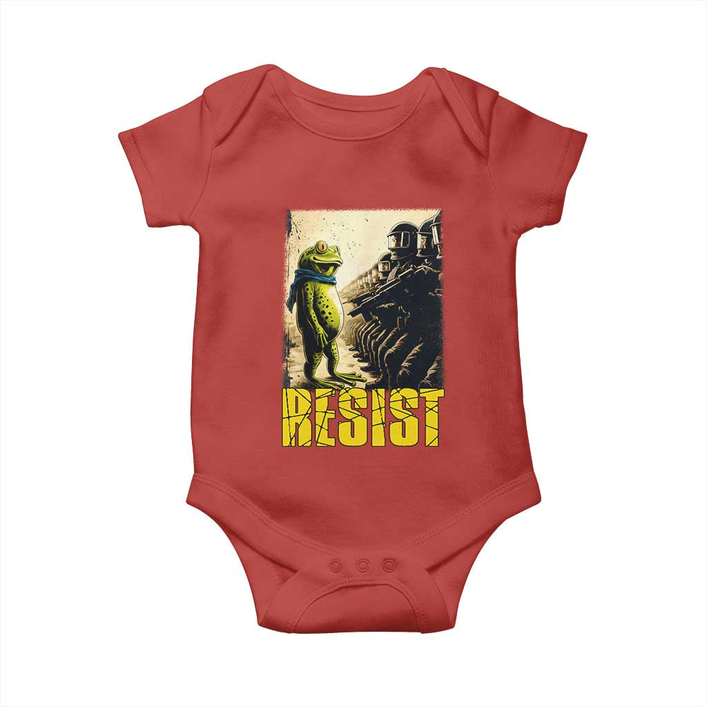 Resist Frog Baby Onesie Stand Against Free Portland Protest - Wonder Print Shop