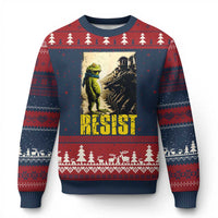 Resist Frog Ugly Christmas Sweater Stand Against Free Portland Protest - Wonder Print Shop
