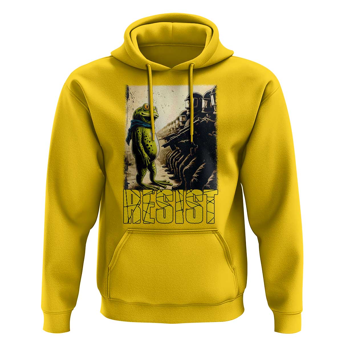 Resist Frog Hoodie Stand Against Free Portland Protest - Wonder Print Shop
