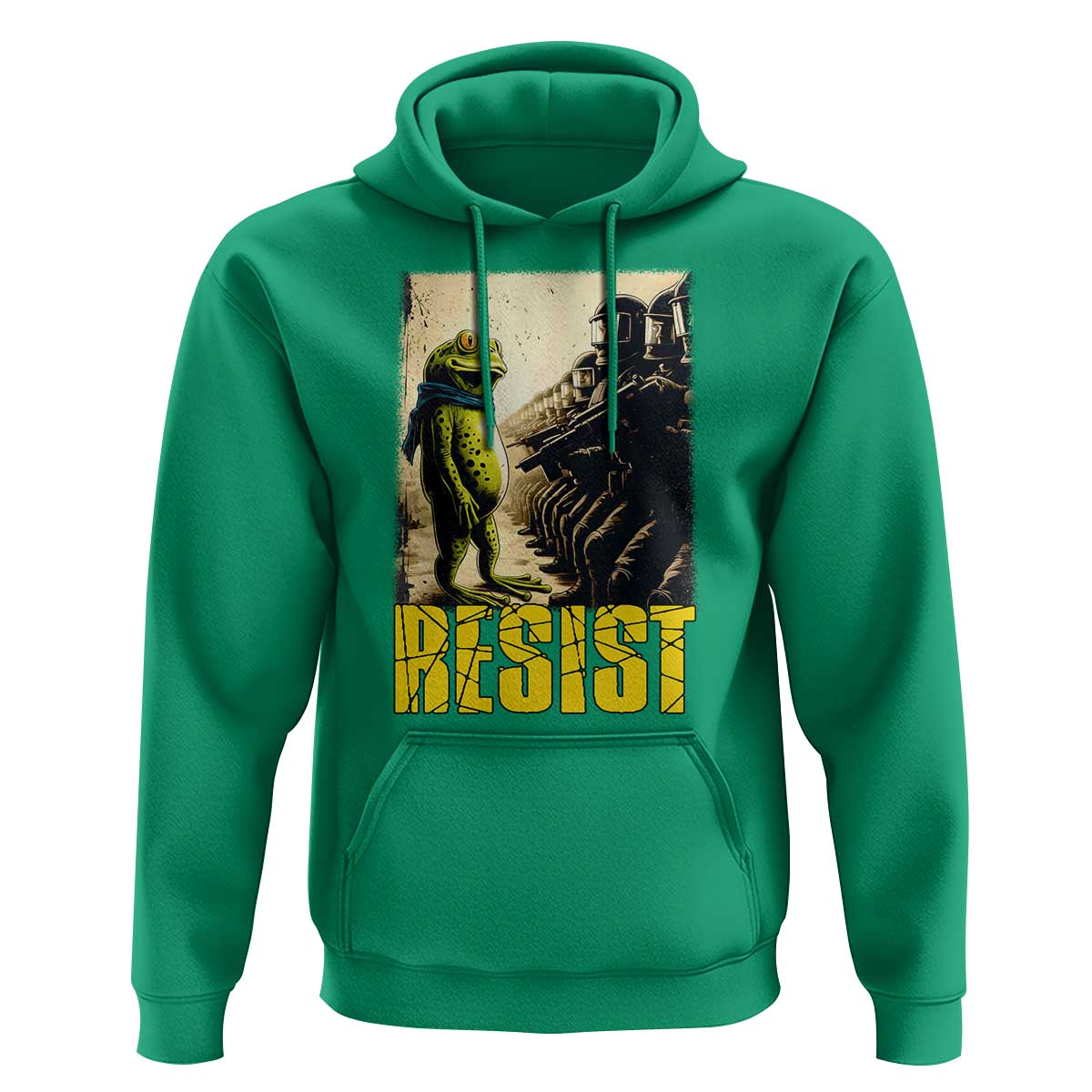 Resist Frog Hoodie Stand Against Free Portland Protest - Wonder Print Shop