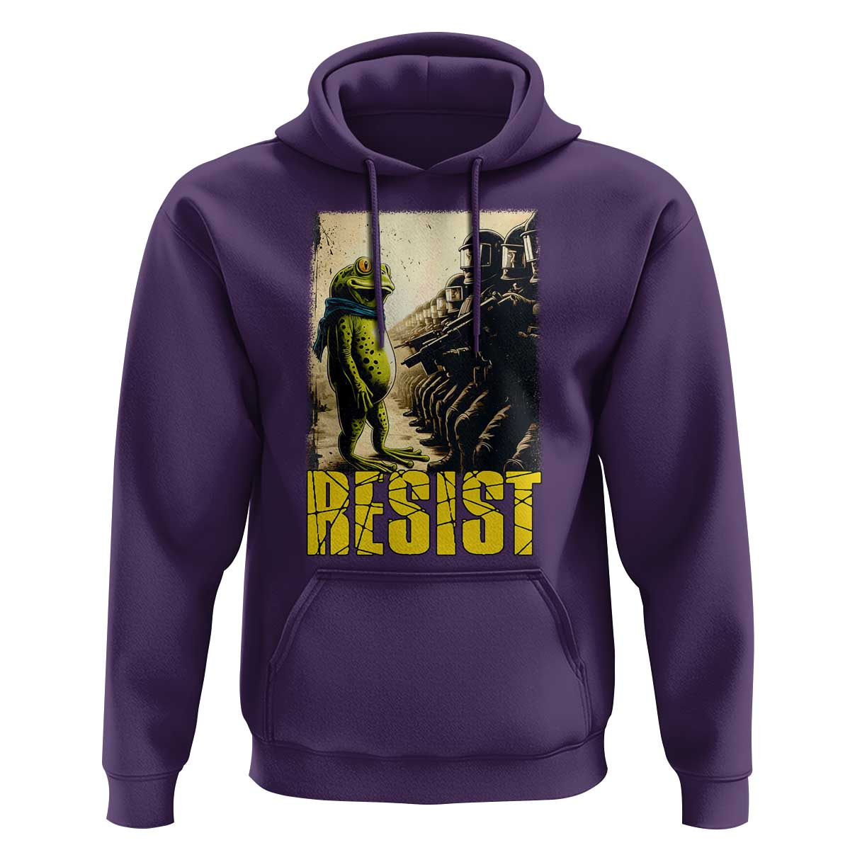 Resist Frog Hoodie Stand Against Free Portland Protest - Wonder Print Shop