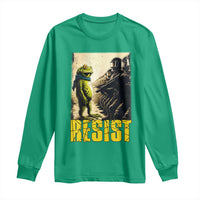 Resist Frog Long Sleeve Shirt Stand Against Free Portland Protest - Wonder Print Shop