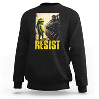 Resist Frog Sweatshirt Stand Against Free Portland Protest - Wonder Print Shop