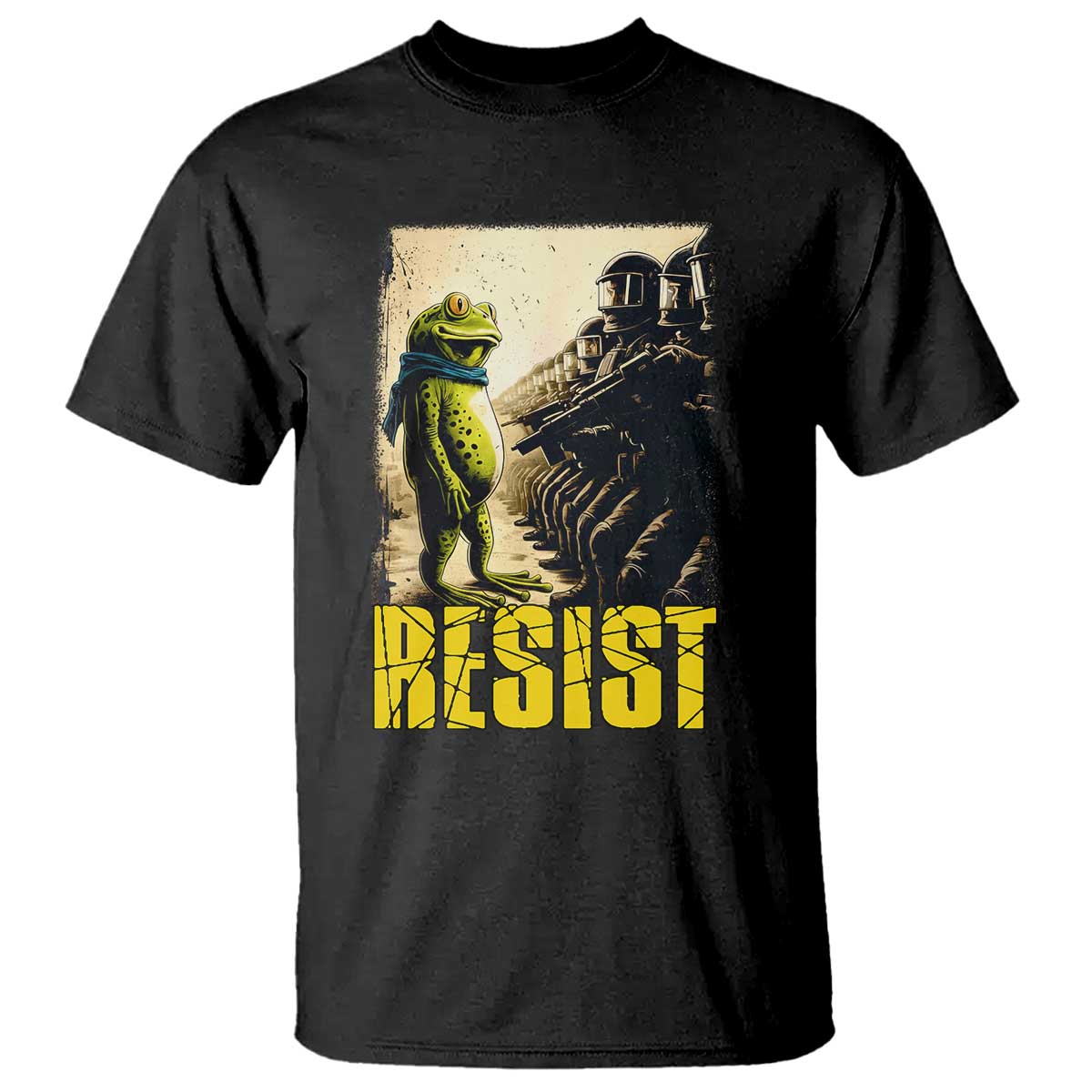 Resist Frog T Shirt Stand Against Free Portland Protest - Wonder Print Shop