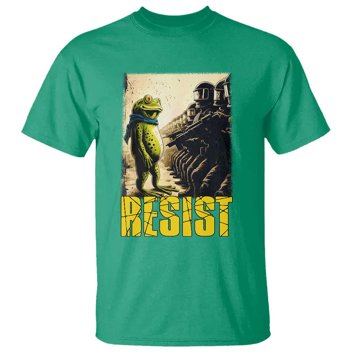 Resist Frog T Shirt Stand Against Free Portland Protest - Wonder Print Shop