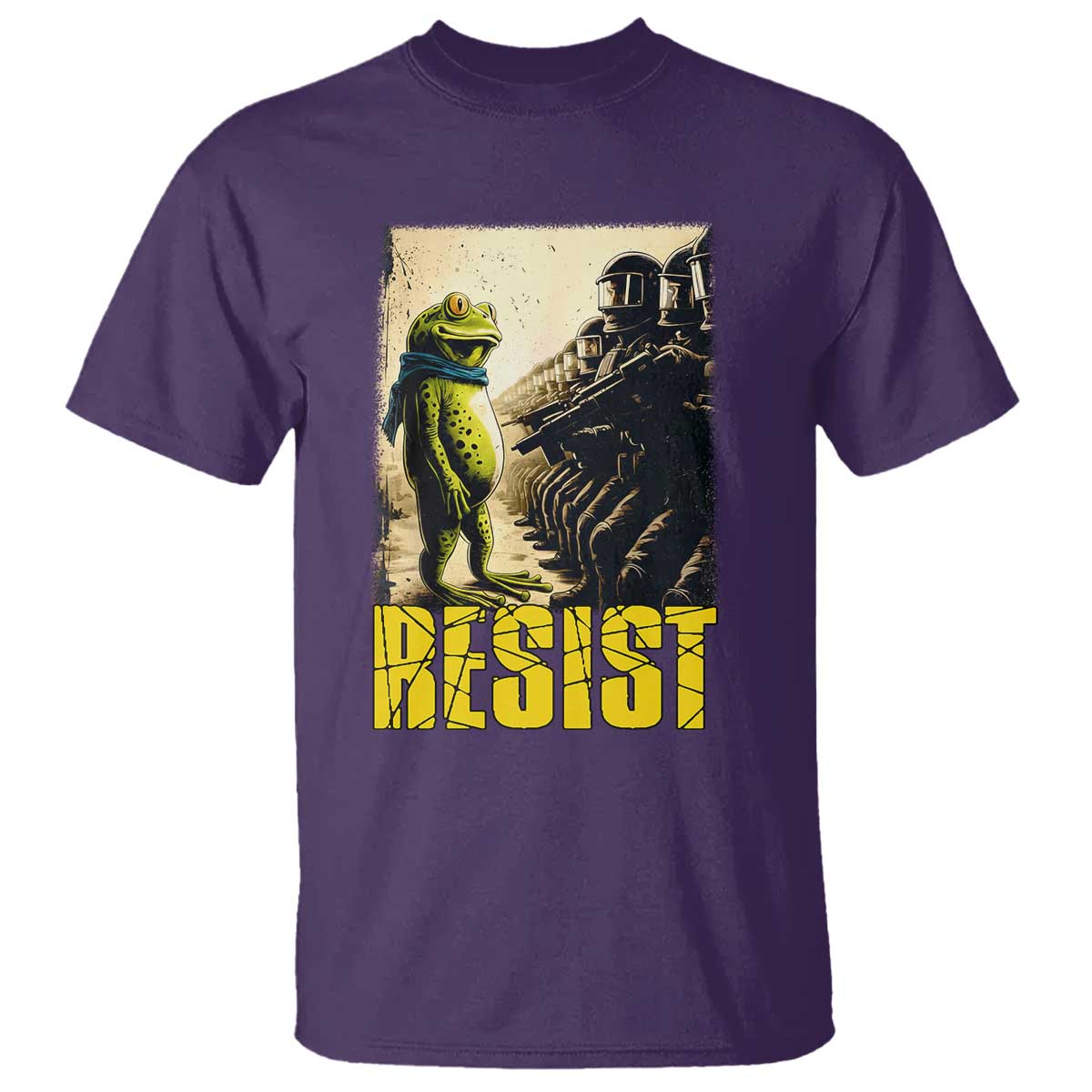 Resist Frog T Shirt Stand Against Free Portland Protest - Wonder Print Shop