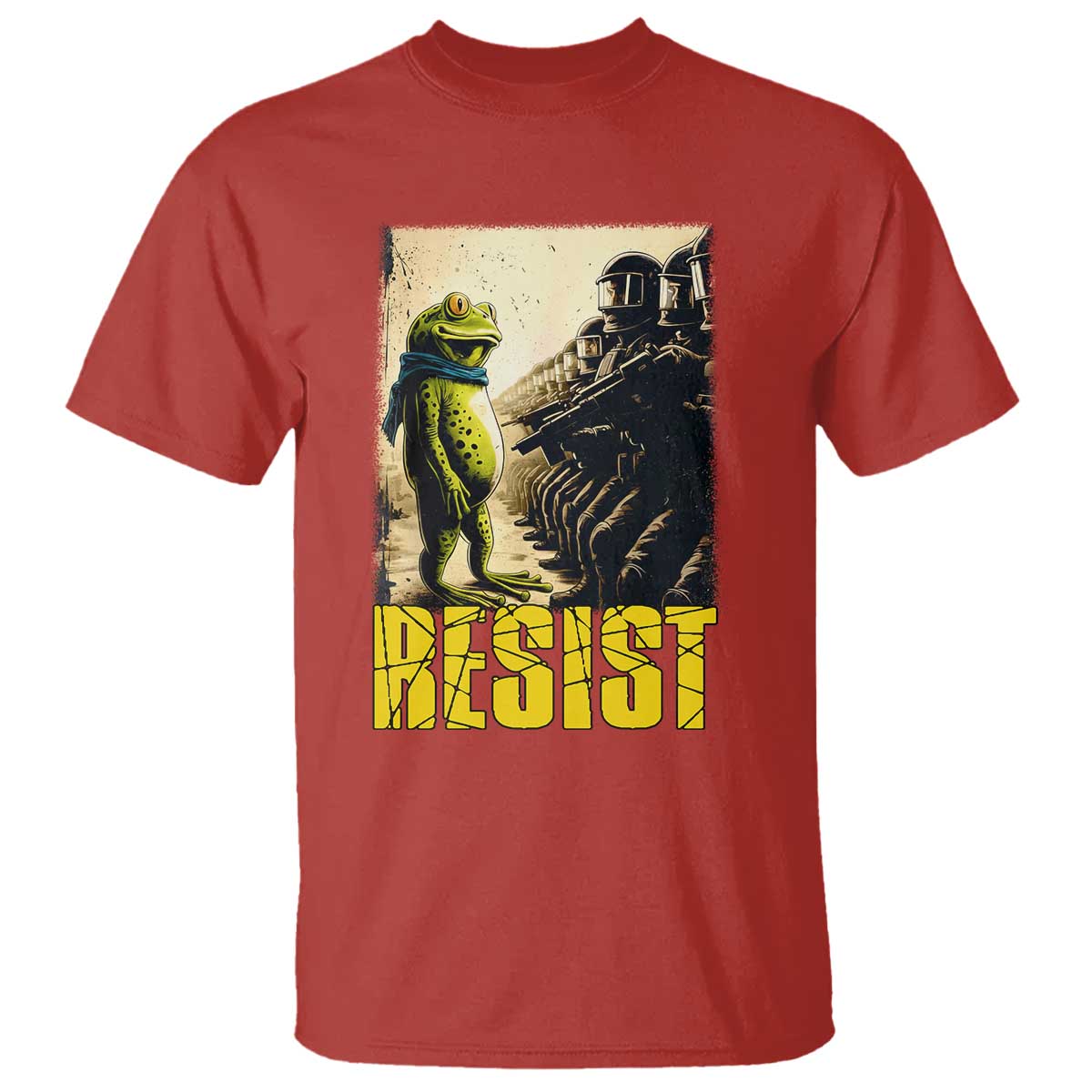Resist Frog T Shirt Stand Against Free Portland Protest - Wonder Print Shop