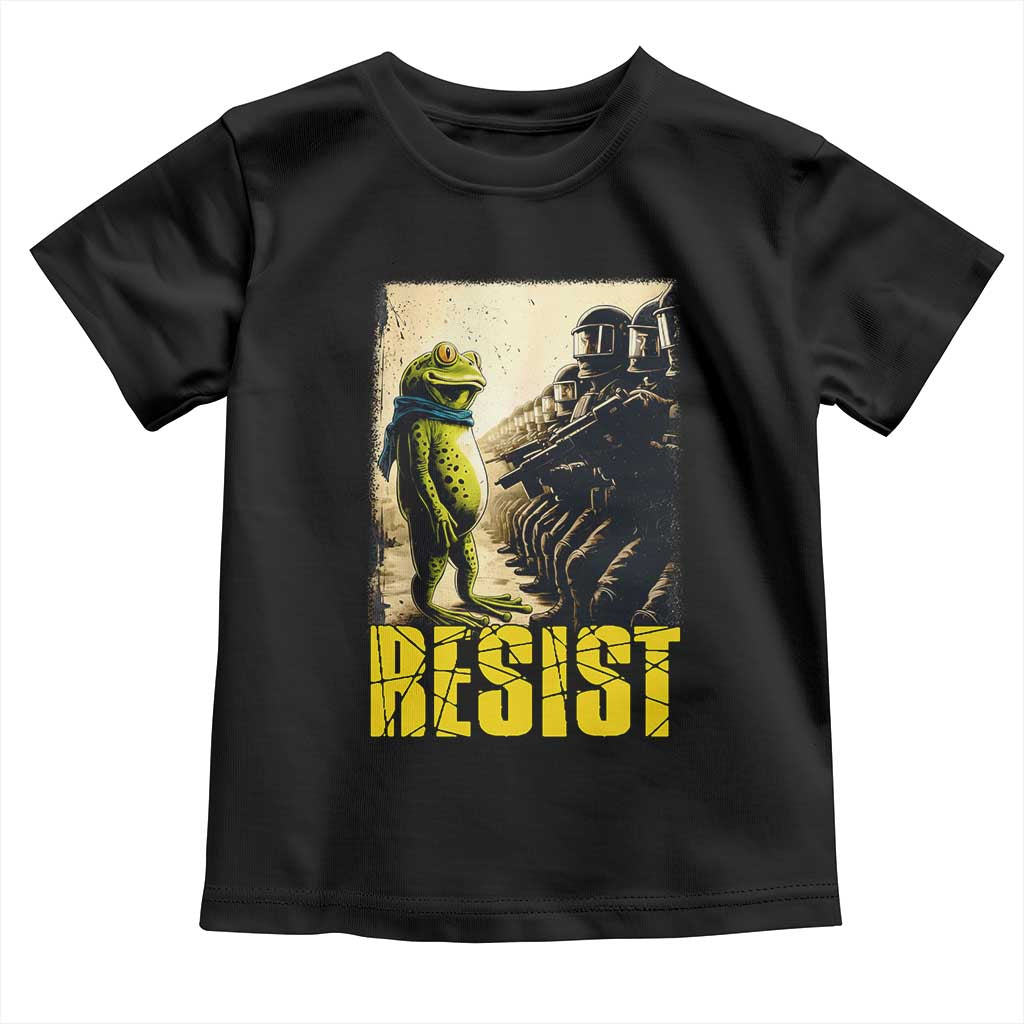 Resist Frog Toddler T Shirt Stand Against Free Portland Protest - Wonder Print Shop