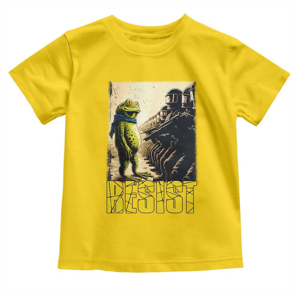 Resist Frog Toddler T Shirt Stand Against Free Portland Protest - Wonder Print Shop