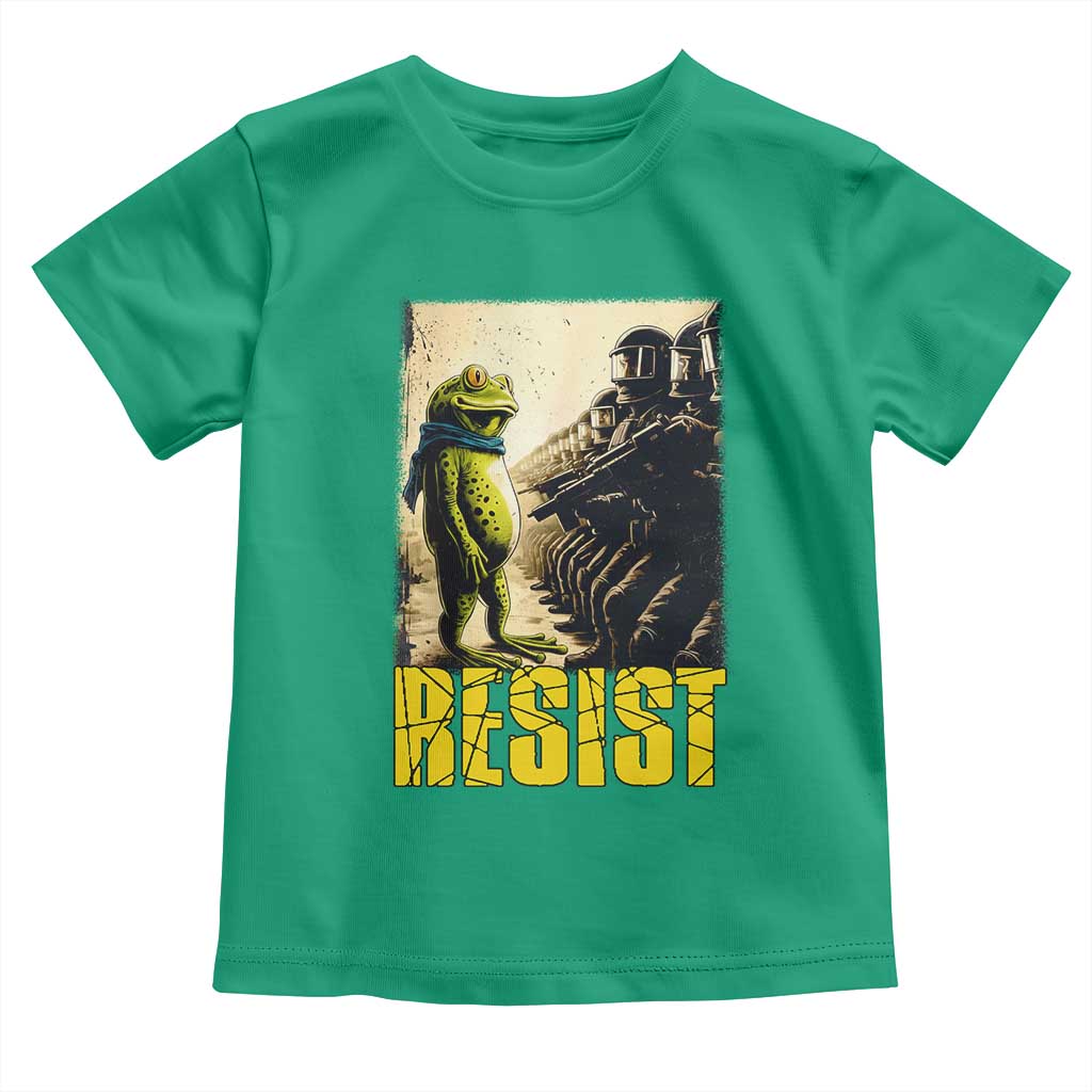 Resist Frog Toddler T Shirt Stand Against Free Portland Protest - Wonder Print Shop