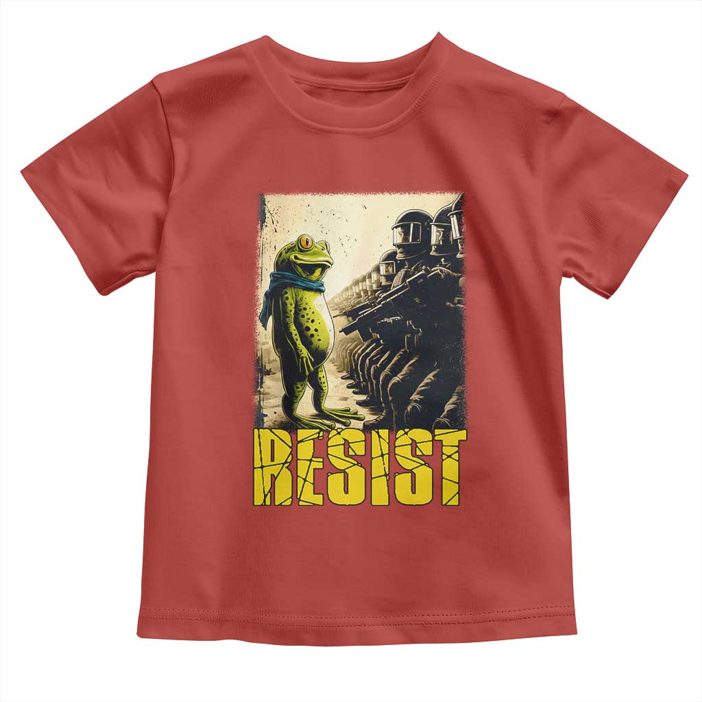 Resist Frog Toddler T Shirt Stand Against Free Portland Protest - Wonder Print Shop