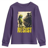 Resist Frog Youth Sweatshirt Stand Against Free Portland Protest - Wonder Print Shop