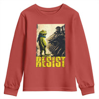 Resist Frog Youth Sweatshirt Stand Against Free Portland Protest - Wonder Print Shop