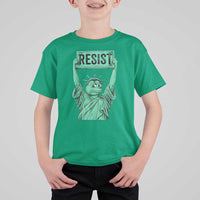 Funny Liberty Frog Meme Resist T Shirt For Kid Portland Frogs Protest Freedom Fighter - Wonder Print Shop